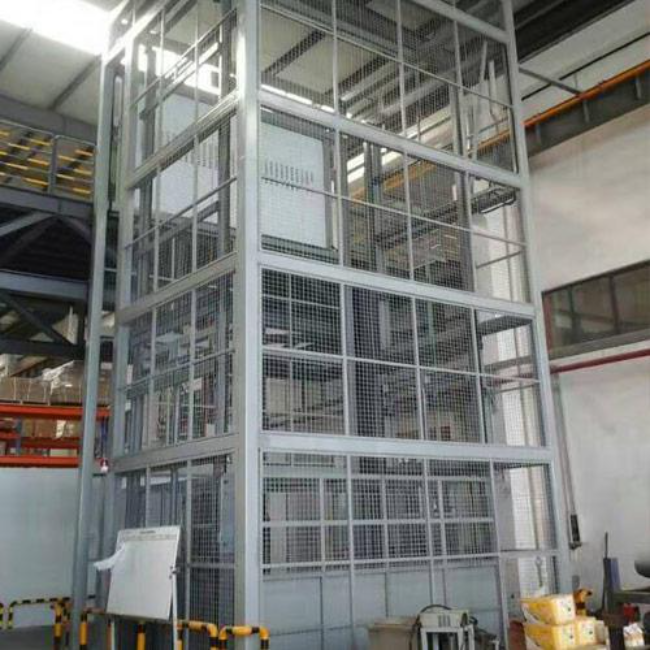 临清导轨式升降平台货梯